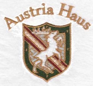 Austria Haus embroidery design