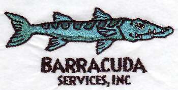 Barracuda embroidery