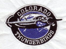 Colorado Thunderbirds design
