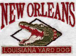 New Orleans Gator design